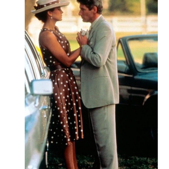 Jessica Howard size 6 brown and white polka dot sleeveless dress - Picture 6 of 6